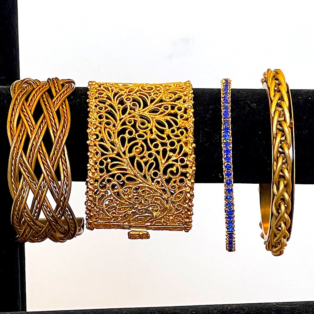 Great retro bangles/bracelets for layering & statement pieces. $20 for all